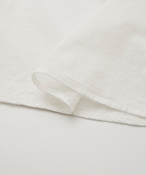 Libra Cue（リブラ キュー）の「”ビンテージライクレースブラウス”　　　　　　　　　インド綿100%、レースやフリルを贅沢に使いながらも甘さを抑えた大人のレースブラウス（シャツ/ブラウス・レディース・ホワイト/ブラック/ピンク・FREE）」の19枚目の写真