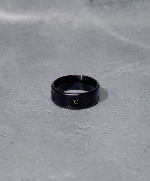 SBG(エスビー)の「SBG 温度感知リング(リング・メンズ・ブラック/シルバー/ゴールド・16号/18号)」の2枚目の写真