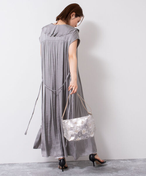 tee Lisa（ティーリサ）の「【TEE LISA/ ティーリサ】メタリックスタンプワンショルダーバッグ（ショルダーバッグ・レディース・ベージュ系その他3・FREE）」の5枚目の写真