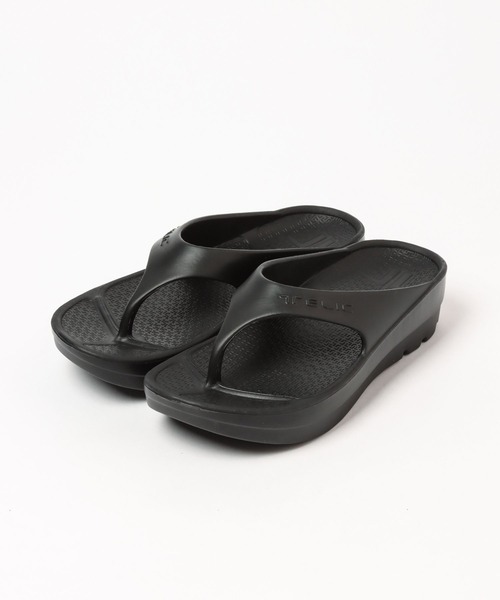 yuw（ユウ）の「ＴＥＬＩＣ　Ｗ　ＦＬＩＰＦＬＯＰ　258119（サンダル・レディース・ブラック・MEDIUM/LARGE）」の7枚目の写真