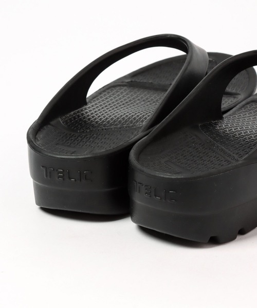 yuw（ユウ）の「ＴＥＬＩＣ　Ｗ　ＦＬＩＰＦＬＯＰ　258119（サンダル・レディース・ブラック・MEDIUM/LARGE）」の11枚目の写真