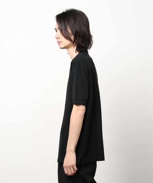 A VONTADE(アボンタージ)の「【A VONTADE】ア ボンタージ/ Pique Crew Top S/S(Tシャツ/カットソー・メンズ・ホワイト/ブラック/シルバー・SMALL/MEDIUM/LARGE)」の4枚目の写真
