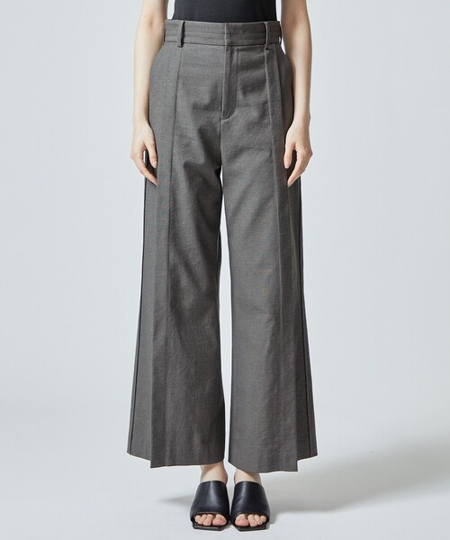 city（シティ）の「【CITY】オックスストレッチタックパンツ（スラックス・レディース・ベージュ/グリーン/ダークグレー・1/2）」の18枚目の写真