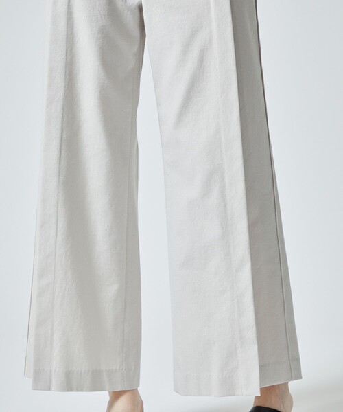 city（シティ）の「【CITY】オックスストレッチタックパンツ（スラックス・レディース・ベージュ/グリーン/ダークグレー・1/2）」の11枚目の写真