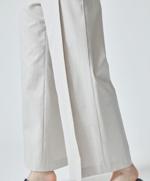 city（シティ）の「【CITY】オックスストレッチタックパンツ（スラックス・レディース・ベージュ/グリーン/ダークグレー・1/2）」の12枚目の写真