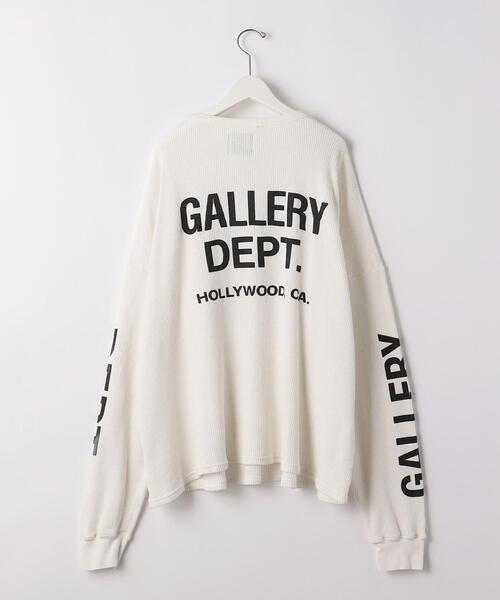 GALLERY DEPT. ホワイト長袖カットソー GALLERY DEPT. サーマル