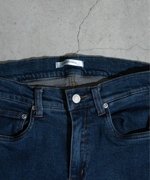 JOHN'S CLOSET(ジョンズクローゼット)の「【13】5Pストレッチスキニーパンツ(デニムパンツ・メンズ・ブラック系その他/インディゴブルー/ブラック・MEDIUM/LARGE)」の7枚目の写真