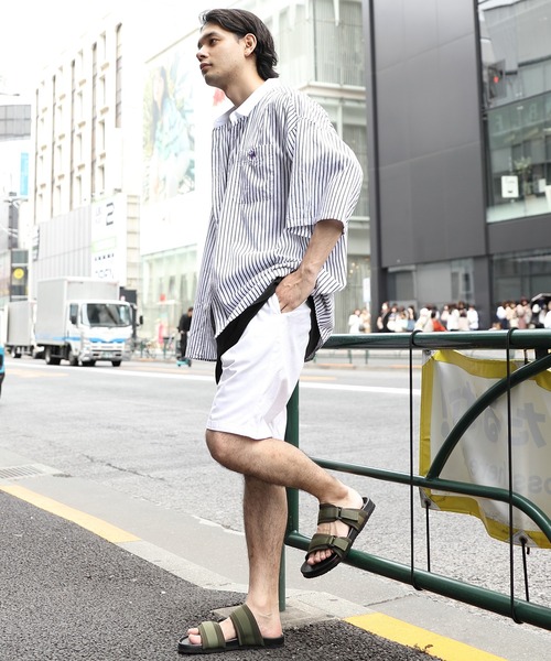 ８(eight)（エイト）の「クレリックオーバーシャツ（シャツ/ブラウス・メンズ・ブラック/ネイビー/ブルー・MEDIUM/LARGE）」の12枚目の写真