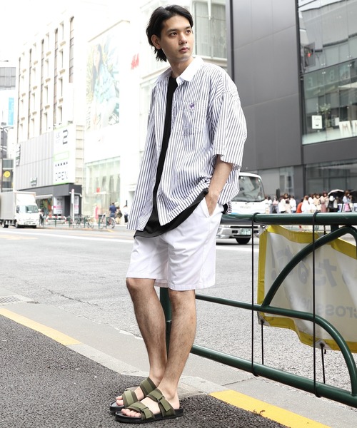 ８(eight)（エイト）の「クレリックオーバーシャツ（シャツ/ブラウス・メンズ・ブラック/ネイビー/ブルー・MEDIUM/LARGE）」の13枚目の写真