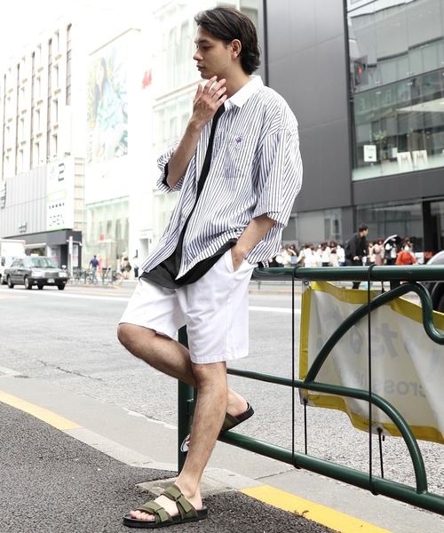 ８(eight)（エイト）の「クレリックオーバーシャツ（シャツ/ブラウス・メンズ・ブラック/ネイビー/ブルー・MEDIUM/LARGE）」の15枚目の写真