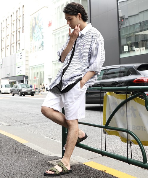 ８(eight)（エイト）の「クレリックオーバーシャツ（シャツ/ブラウス・メンズ・ブラック/ネイビー/ブルー・MEDIUM/LARGE）」の16枚目の写真