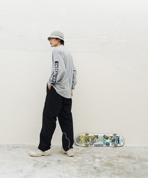 INDEPENDENT（インディペンデント）の「INDEPENDENT / インディペンデント Bar Reflect L/S Regular T-Shirt 長袖 クルーネック ロゴ Tシャツ ロンT（Tシャツ/カットソー・メンズ・ブラック/ヘザーグレー・LARGE/X-LARGE/XX-LARGE/MEDIUM）」の10枚目の写真