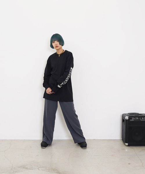 INDEPENDENT（インディペンデント）の「INDEPENDENT / インディペンデント Bar Reflect L/S Regular T-Shirt 長袖 クルーネック ロゴ Tシャツ ロンT（Tシャツ/カットソー・メンズ・ブラック/ヘザーグレー・LARGE/X-LARGE/XX-LARGE/MEDIUM）」の6枚目の写真