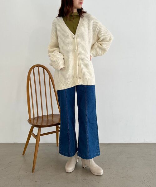 MAJESTIC LEGON(マジェスティックレゴン)の「ポケットデニムパンツ(デニムパンツ・レディース・ネイビー/ブルー・SMALL/MEDIUM)」の1枚目の写真