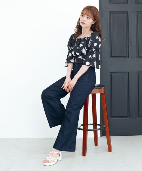 MAJESTIC LEGON(マジェスティックレゴン)の「ポケットデニムパンツ(デニムパンツ・レディース・ネイビー/ブルー・SMALL/MEDIUM)」の21枚目の写真