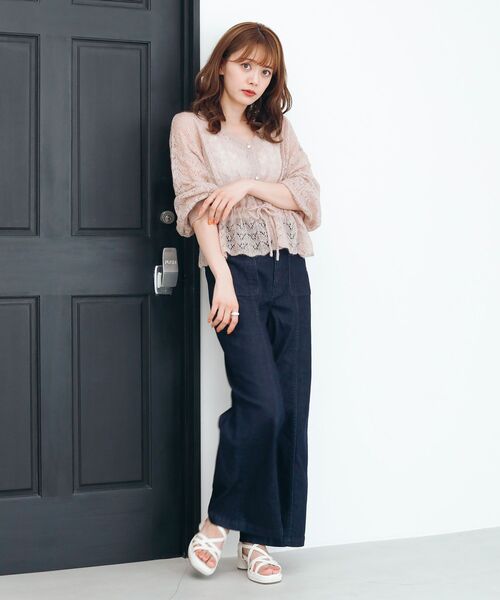 MAJESTIC LEGON(マジェスティックレゴン)の「ポケットデニムパンツ(デニムパンツ・レディース・ネイビー/ブルー・SMALL/MEDIUM)」の20枚目の写真