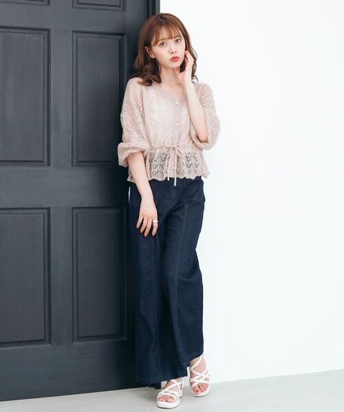MAJESTIC LEGON(マジェスティックレゴン)の「ポケットデニムパンツ(デニムパンツ・レディース・ネイビー/ブルー・SMALL/MEDIUM)」の19枚目の写真