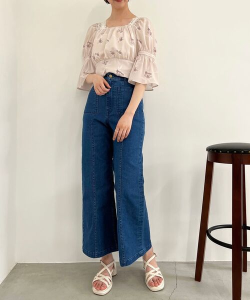 MAJESTIC LEGON(マジェスティックレゴン)の「ポケットデニムパンツ(デニムパンツ・レディース・ネイビー/ブルー・SMALL/MEDIUM)」の14枚目の写真