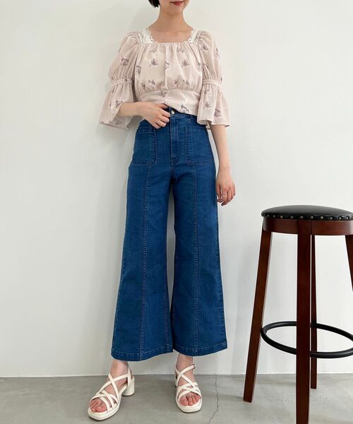 MAJESTIC LEGON(マジェスティックレゴン)の「ポケットデニムパンツ(デニムパンツ・レディース・ネイビー/ブルー・SMALL/MEDIUM)」の13枚目の写真