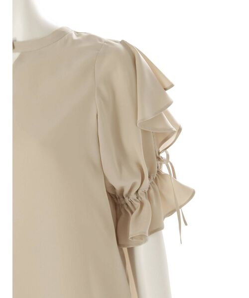MERCURYDUO（マーキュリーデュオ）の「2WAYラッフルスリーブブラウス（シャツ/ブラウス・レディース・オフホワイト/ベージュ・FREE）」の9枚目の写真