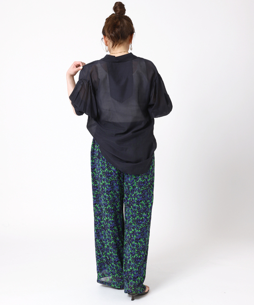 B.C STOCK（ベーセーストック）の「小花柄パンツ（その他パンツ・レディース・パープル/オレンジ/グリーン・FREE）」の15枚目の写真