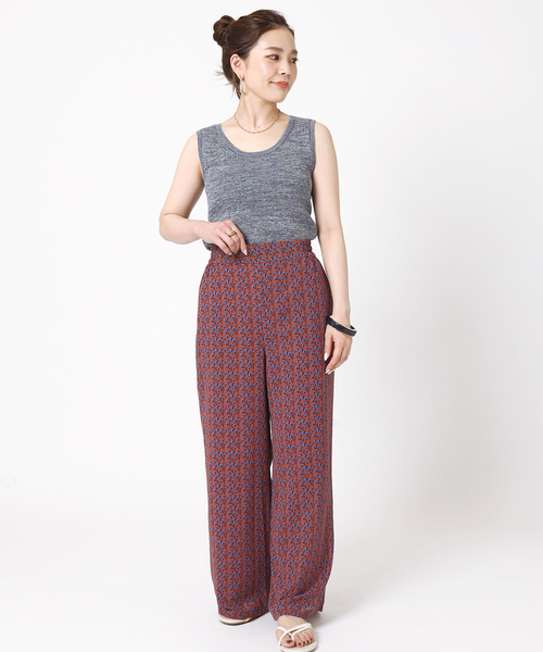 B.C STOCK（ベーセーストック）の「小花柄パンツ（その他パンツ・レディース・パープル/オレンジ/グリーン・FREE）」の20枚目の写真