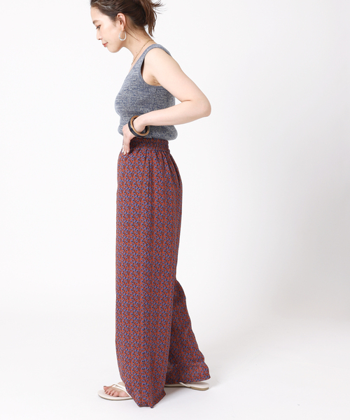 B.C STOCK（ベーセーストック）の「小花柄パンツ（その他パンツ・レディース・パープル/オレンジ/グリーン・FREE）」の21枚目の写真