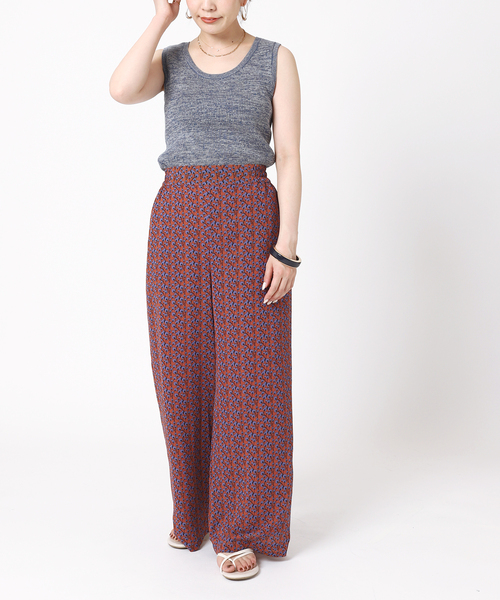 B.C STOCK（ベーセーストック）の「小花柄パンツ（その他パンツ・レディース・パープル/オレンジ/グリーン・FREE）」の22枚目の写真