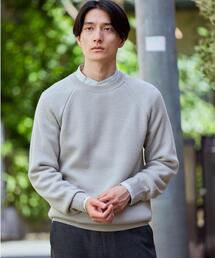 green label relaxing | ＜green label relaxing＞カタアゼ ラグラン クルーネック ニット -手洗い可-(ニット/セーター)