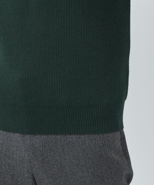 green label relaxing（グリーンレーベルリラクシング）の「カタアゼ ラグラン クルーネック ニット -手洗い可-（ニット/セーター・メンズ・ライトグレー/ダークグリーン/ダークブラウン/ネイビー/モカ・S/M/L/XL）」の17枚目の写真