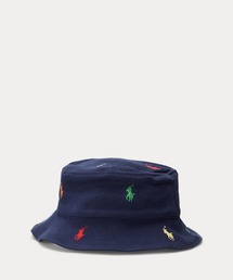 リバーシブル コットン バケット ハット（ハット）｜POLO RALPH LAUREN