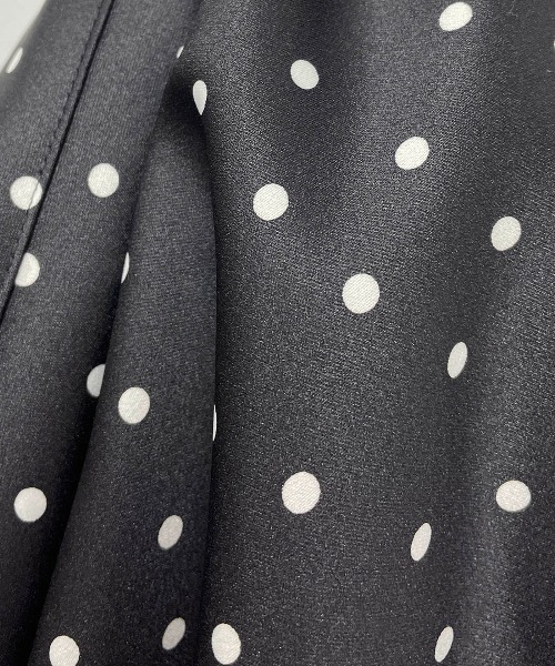 DIARIUM(ディアリウム)の「【日本製】ドットマーメイドスカート(スカート・レディース・ブラック/モカ・M)」の14枚目の写真