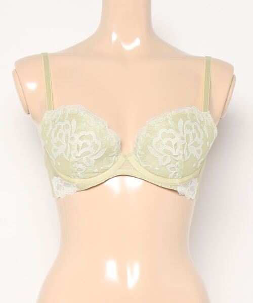 PEACH JOHN(ピーチジョン)の「【Gカップまで、カップ別のお悩み解決&美胸メイク】PJ DAYSクラシックフラワーブラ(ブラジャー・レディース・ブラック/ピンク/グリーン・B65/B70/C70/D70/B75/C65/C75/D65/D75/E65/E70/E75/F65/F70/F75/G65/G70/G75)」の17枚目の写真