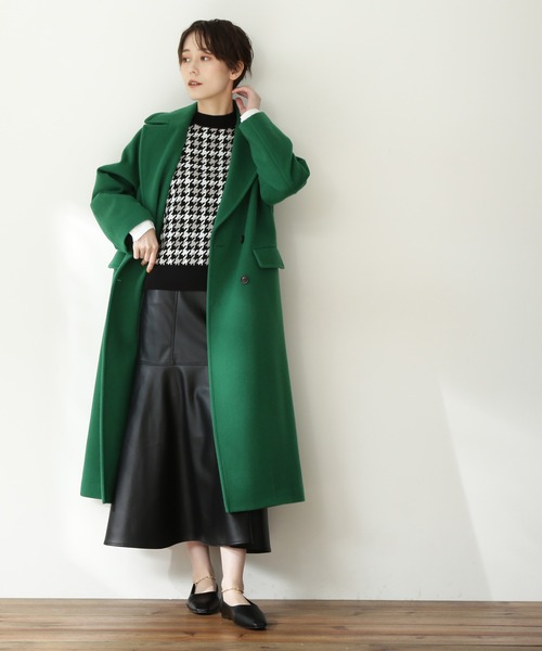 N.（N. Natural Beauty Basic）（エヌエヌナチュラルビューティーベーシック）の「【S Size Line】◆フェイクレザーマーメイドスカート（スカート・レディース・ブラック/ブラウン・SMALL/MEDIUM）」の6枚目の写真