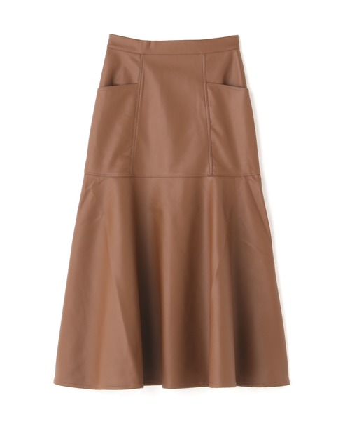 N.（N. Natural Beauty Basic）（エヌエヌナチュラルビューティーベーシック）の「【S Size Line】◆フェイクレザーマーメイドスカート（スカート・レディース・ブラック/ブラウン・SMALL/MEDIUM）」の21枚目の写真