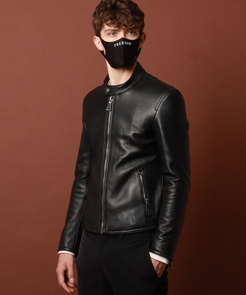 DRESSTERIOR（ドレステリア）の「◆干場義雅×DRESSTERIOR レザーライダース（ライダースジャケット・メンズ・ブラック・92/90/91）」の3枚目の写真