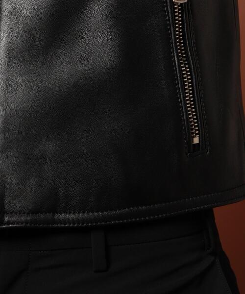 DRESSTERIOR（ドレステリア）の「◆干場義雅×DRESSTERIOR レザーライダース（ライダースジャケット・メンズ・ブラック・92/90/91）」の10枚目の写真