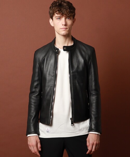 DRESSTERIOR（ドレステリア）の「◆干場義雅×DRESSTERIOR レザーライダース（ライダースジャケット・メンズ・ブラック・92/90/91）」の12枚目の写真