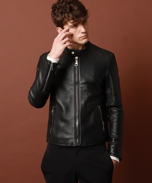 DRESSTERIOR（ドレステリア）の「◆干場義雅×DRESSTERIOR レザーライダース（ライダースジャケット・メンズ・ブラック・92/90/91）」の13枚目の写真