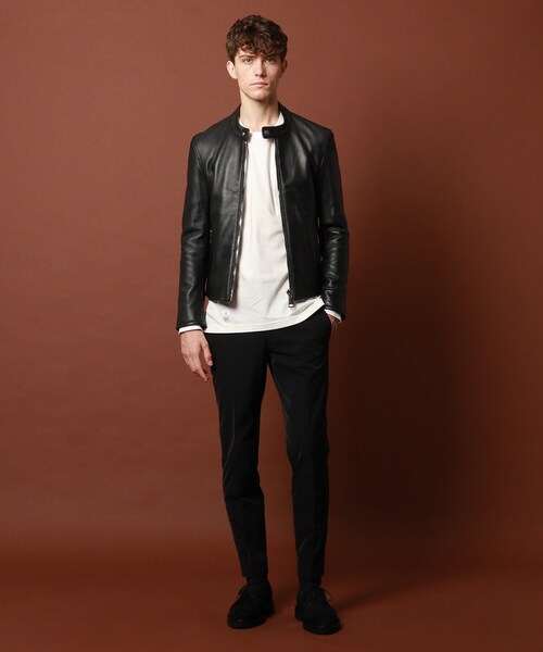 DRESSTERIOR（ドレステリア）の「◆干場義雅×DRESSTERIOR レザーライダース（ライダースジャケット・メンズ・ブラック・92/90/91）」の18枚目の写真