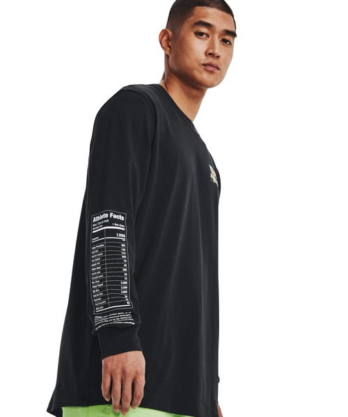 UNDER ARMOUR(アンダーアーマー)の「UAヘビーウェイト ロングスリーブTシャツ(トレーニング/メンズ)(Tシャツ/カットソー・メンズ・ブラック・XXL/M/S/L/XL/3XL)」の5枚目の写真