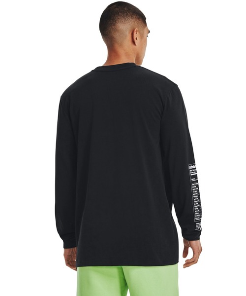 UNDER ARMOUR(アンダーアーマー)の「UAヘビーウェイト ロングスリーブTシャツ(トレーニング/メンズ)(Tシャツ/カットソー・メンズ・ブラック・XXL/M/S/L/XL/3XL)」の4枚目の写真