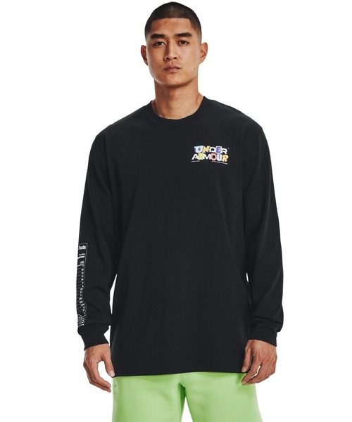 UNDER ARMOUR(アンダーアーマー)の「UAヘビーウェイト ロングスリーブTシャツ(トレーニング/メンズ)(Tシャツ/カットソー・メンズ・ブラック・XXL/M/S/L/XL/3XL)」の15枚目の写真