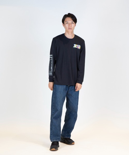 UNDER ARMOUR(アンダーアーマー)の「UAヘビーウェイト ロングスリーブTシャツ(トレーニング/メンズ)(Tシャツ/カットソー・メンズ・ブラック・XXL/M/S/L/XL/3XL)」の13枚目の写真