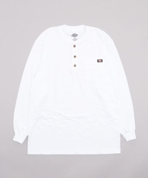 Dickies(ディッキーズ)の「Dickies / ディッキーズ Heavyweight Henley Shirt ヘンリーネック ロンT(Tシャツ/カットソー・メンズ・ネイビー/グリーン/ブラウン/ホワイト/ブラック・MEDIUM/LARGE/X-LARGE)」の21枚目の写真
