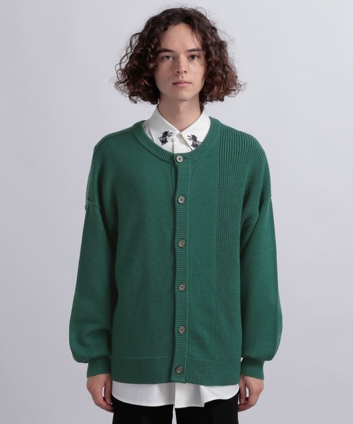 HARE（ハレ）の「マルチデザインカーディガン(HARE)（カーディガン/ボレロ・メンズ・ブラック/グレー/グリーン・SMALL/MEDIUM）」の9枚目の写真