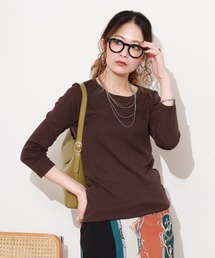 ACE（エース）の「ACE オーガニックコットン フライス Tシャツ ７分丈 デオドラント UV加工（Tシャツ/カットソー）」