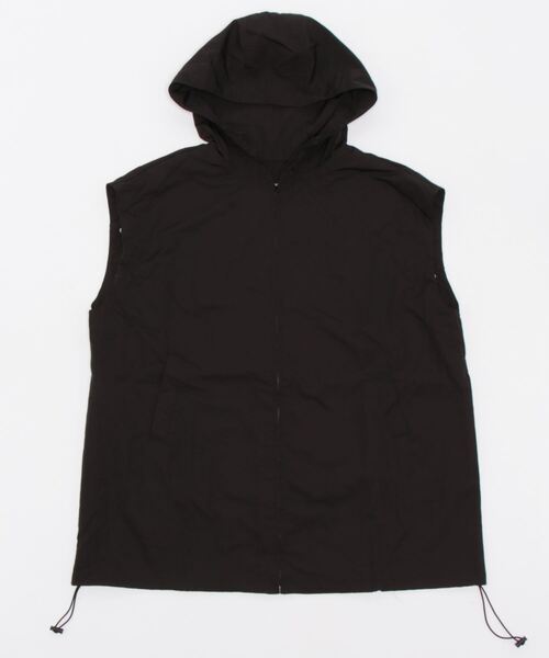 KOBE LETTUCE（コウベレタス）の「2wayロングジレブルゾン（ブルゾン・レディース・ホワイト系/カーキ/ブラック・FREE）」の5枚目の写真