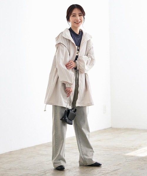 KOBE LETTUCE（コウベレタス）の「2wayロングジレブルゾン（ブルゾン・レディース・ホワイト系/カーキ/ブラック・FREE）」の15枚目の写真