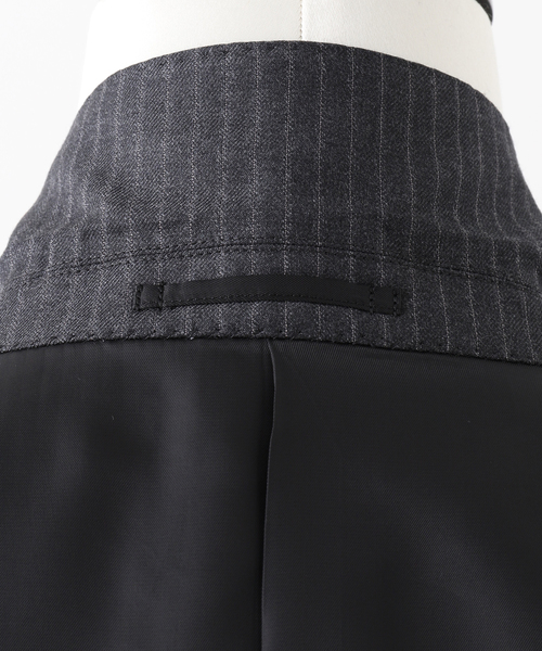 EDIFICE LA BOUCLE ストライプ Zegna ピークド ダブル EDIFICE LA BOUCLE（エディフィスラブークル）の「【LA BOUCLE